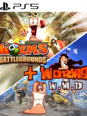 Worms Battlegrounds mas Worms W M D PS5